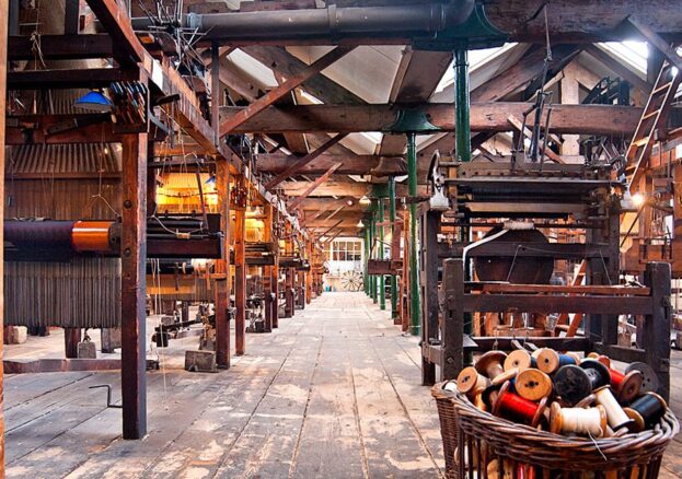 DERBY, THE PEAK DISTRICT, SILK MUSEUM AND PARADISE MILL & CRICH TRAMWAY VILLAGE